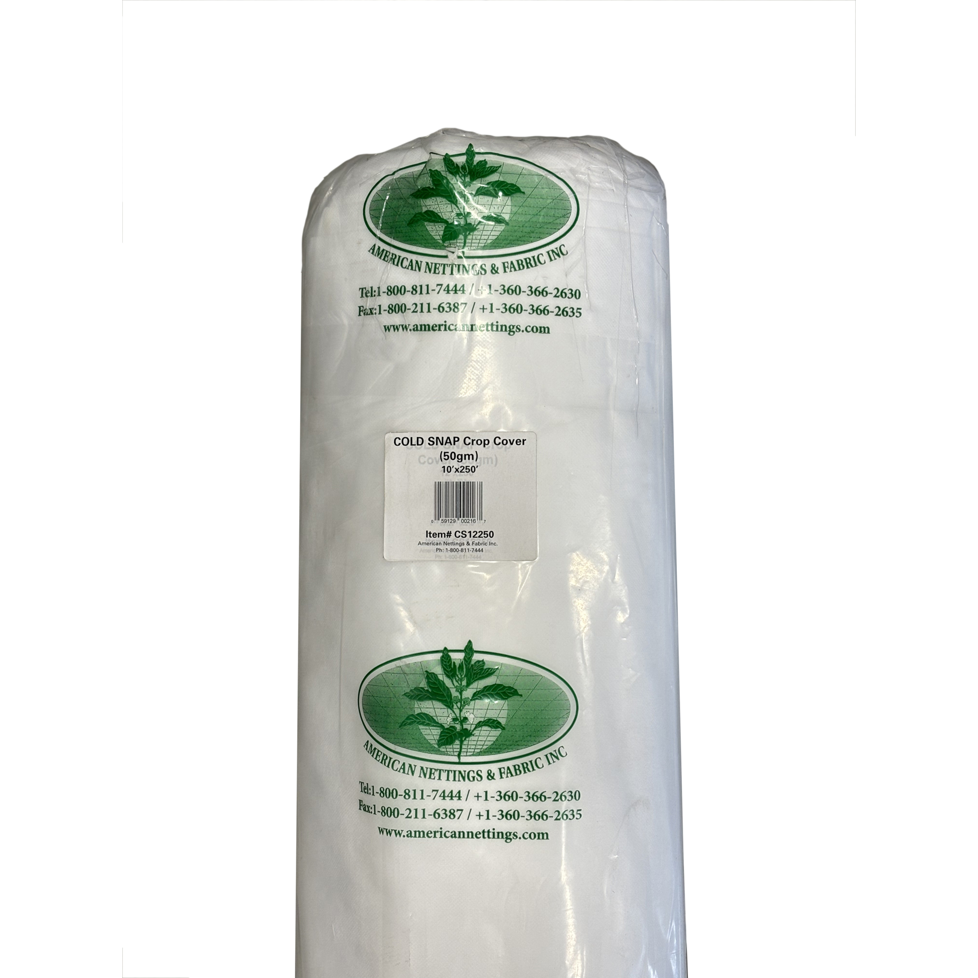 American Nettings & Fabric, Inc., Crop Cover - Cold Snap (50gm) 10.5ft.x250ft., Model# CS10250